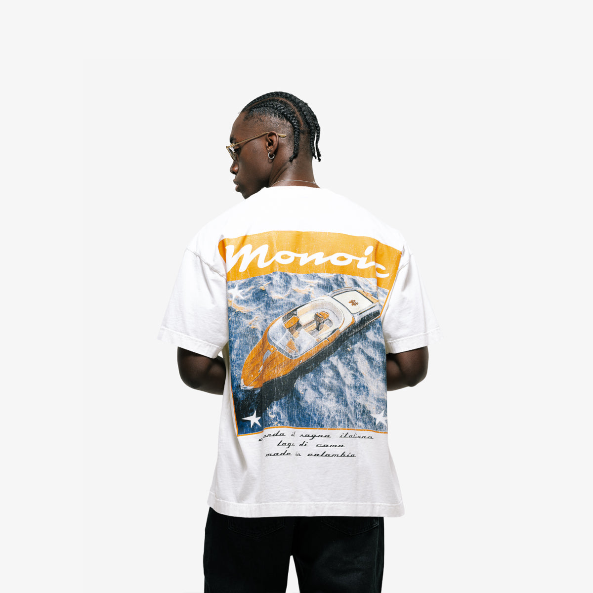 Monoic Camiseta Oversized Di Como 'Blanco Hueso'